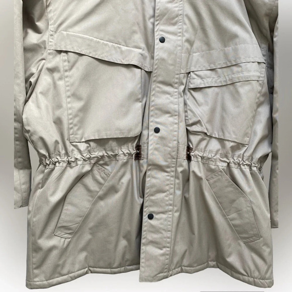 VINTAGE LONDON Fog Winter Jacket Coat With Cinched Waist Size  XL - Picture 3 of 12